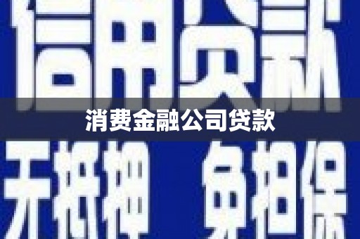 东至消费金融公司贷款