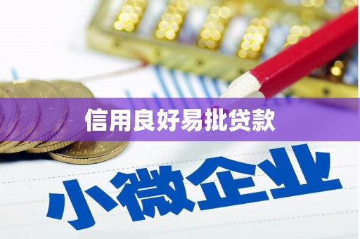 东至信用良好易批贷款