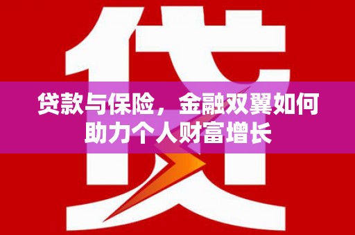 东至贷款与保险，金融双翼如何助力个人财富增长