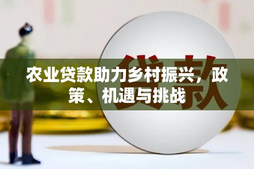 东至农业贷款助力乡村振兴，政策、机遇与挑战