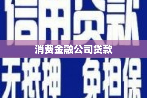 东至消费金融公司贷款