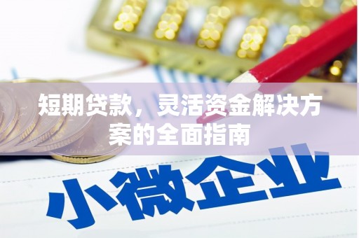 东至短期贷款，灵活资金解决方案的全面指南