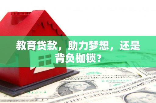 东至教育贷款，助力梦想，还是背负枷锁？