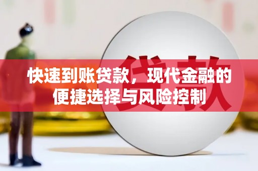 东至快速到账贷款，现代金融的便捷选择与风险控制