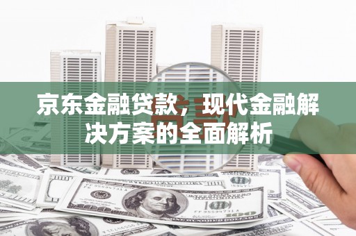 东至京东金融贷款，现代金融解决方案的全面解析