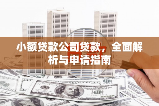 东至小额贷款公司贷款，全面解析与申请指南