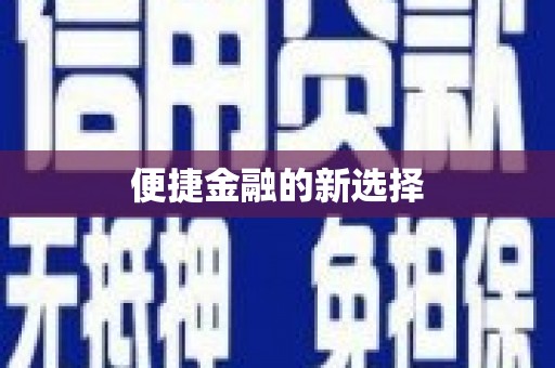 东至便捷金融的新选择