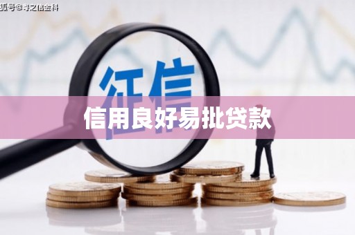 东至信用良好易批贷款