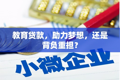 东至教育贷款，助力梦想，还是背负重担？