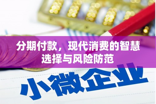 东至分期付款，现代消费的智慧选择与风险防范