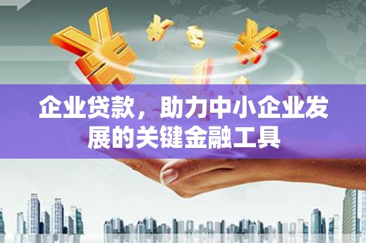东至企业贷款，助力中小企业发展的关键金融工具