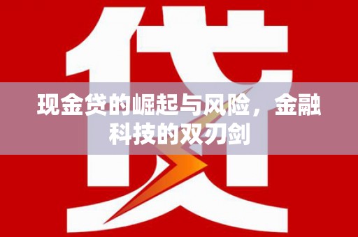东至现金贷的崛起与风险，金融科技的双刃剑