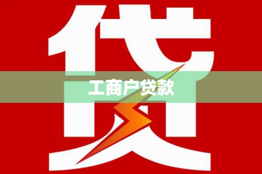 东至工商户贷款