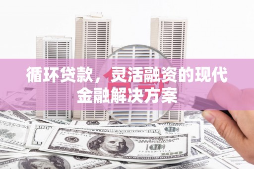 东至循环贷款，灵活融资的现代金融解决方案