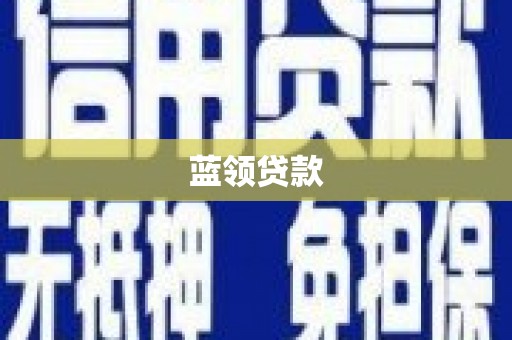 东至蓝领贷款