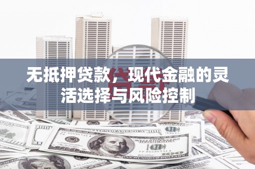 东至无抵押贷款，现代金融的灵活选择与风险控制