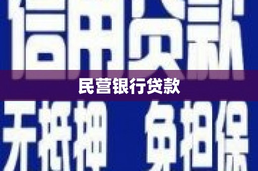 东至民营银行贷款