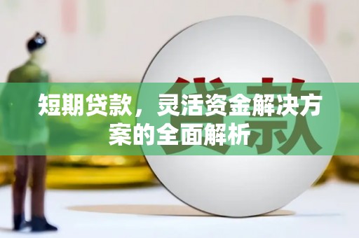 东至短期贷款，灵活资金解决方案的全面解析