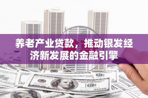 东至养老产业贷款，推动银发经济新发展的金融引擎