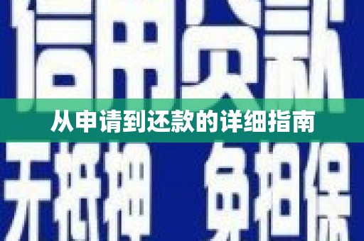 东至从申请到还款的详细指南