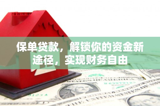 东至保单贷款，解锁你的资金新途径，实现财务自由