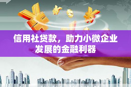 东至信用社贷款，助力小微企业发展的金融利器