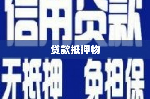 东至贷款抵押物