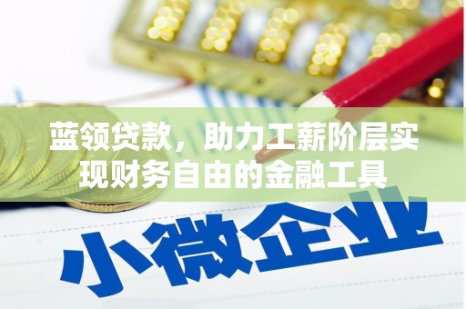 东至蓝领贷款，助力工薪阶层实现财务自由的金融工具