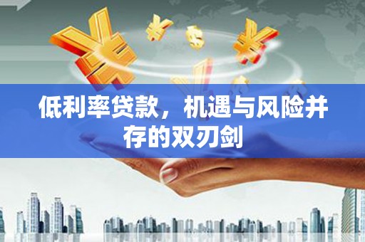 东至低利率贷款，机遇与风险并存的双刃剑