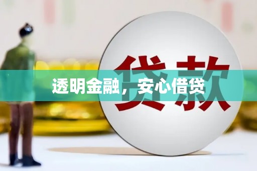 东至透明金融，安心借贷