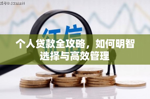 东至个人贷款全攻略，如何明智选择与高效管理