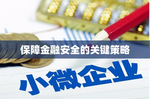 东至保障金融安全的关键策略