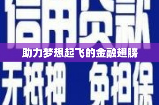 东至助力梦想起飞的金融翅膀