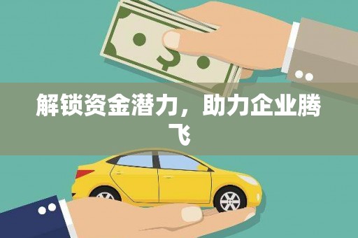 东至解锁资金潜力，助力企业腾飞