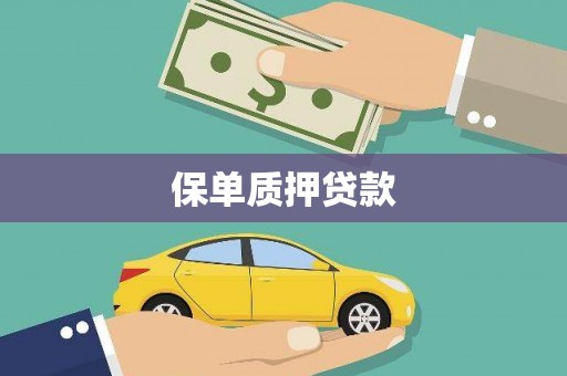 东至保单质押贷款