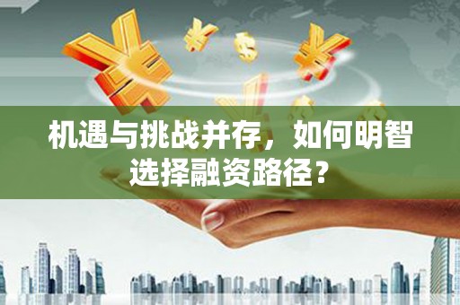 东至机遇与挑战并存，如何明智选择融资路径？