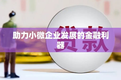 东至助力小微企业发展的金融利器