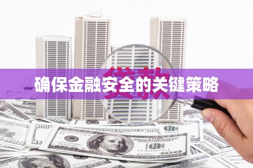东至确保金融安全的关键策略