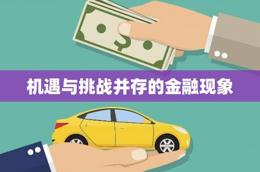 东至机遇与挑战并存的金融现象