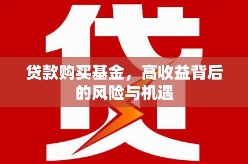 东至贷款购买基金，高收益背后的风险与机遇